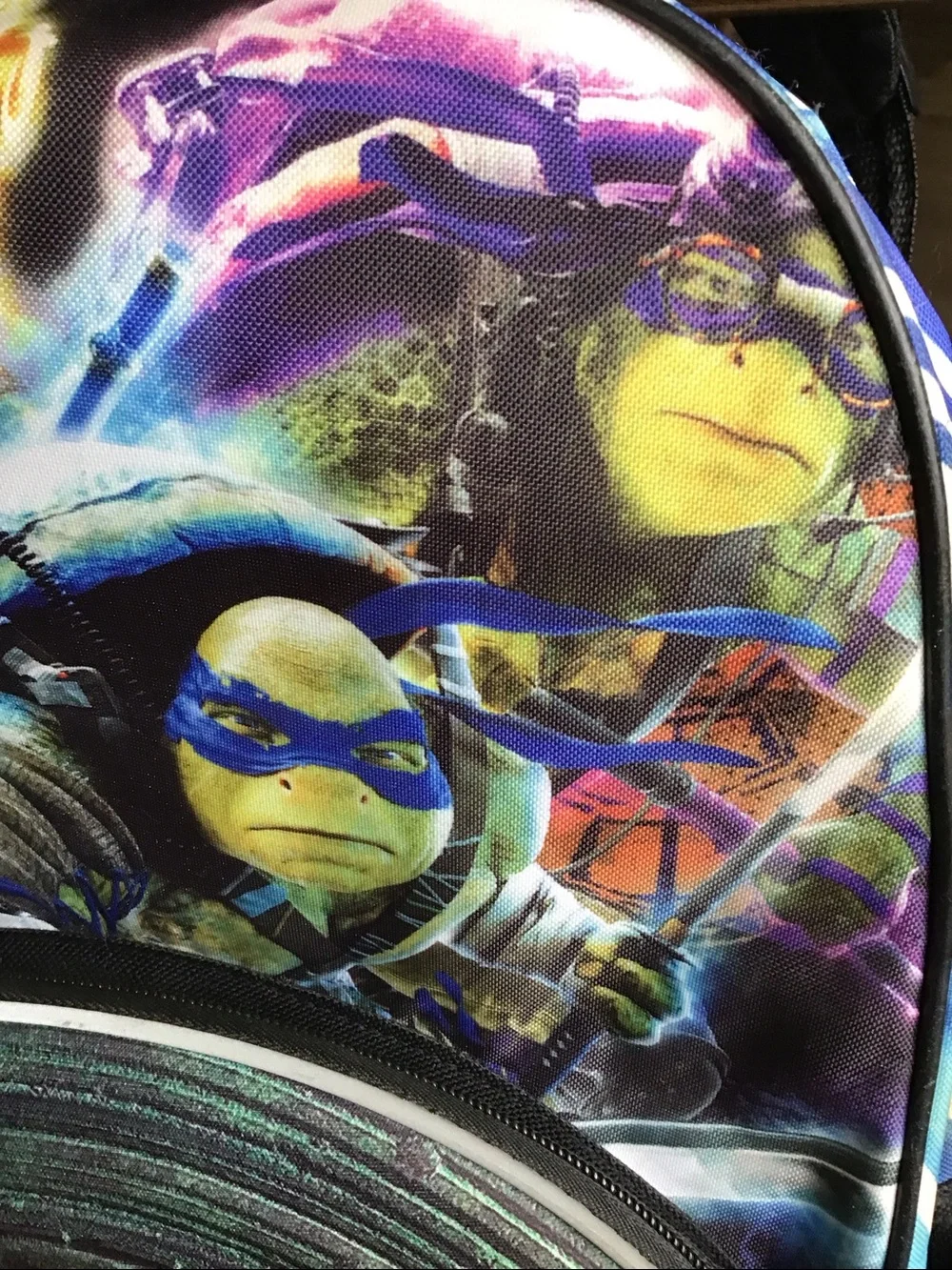 2016 Teenage Mutant Ninja Turtles: Out of the Shadows backpack/ full size